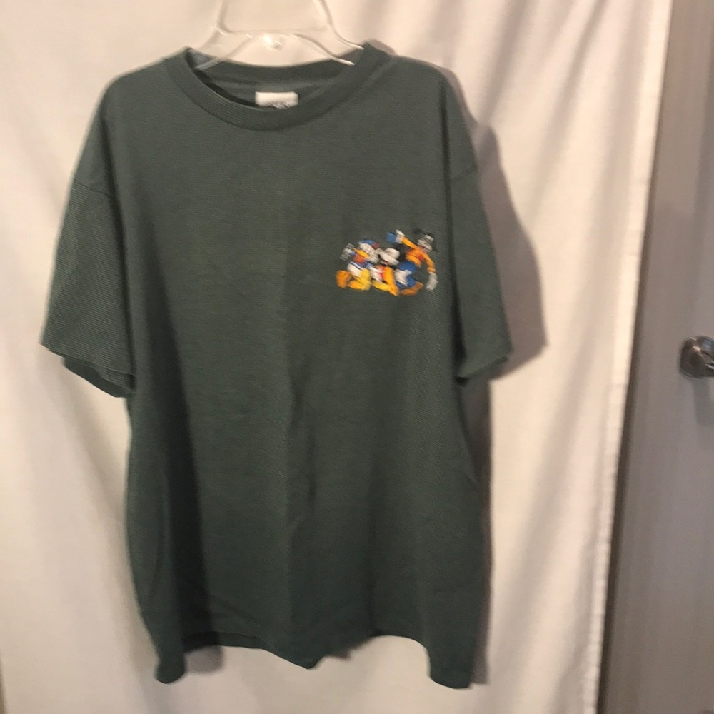 Mickey & Co unisex OS green crew neck short sleeved T-shirt